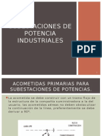 subestaciones de potencia industriales ( arreglos primarios y elementos)