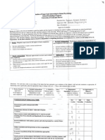 evaluation form