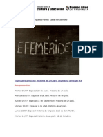 Ciclo Efemérides - Canal Encuentro