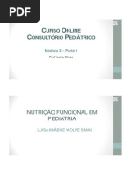 Nutrição Funcional Em Pediatria