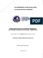 Aza Giancarlo Diseño Estructural Eidficio Concreto Armado Ocho Pisos Semisotano