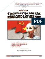 Tiểu Luận ý Nghĩa Lịch Sử Ra Đời Đảng Cộng Sản Việt Nam