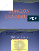 Función Cuadrática