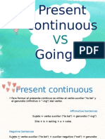 Present Continuous Vs Going To