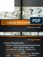 Riset Operasi Linear Programming Metode Grafik