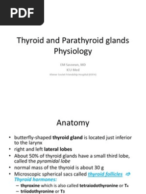 Thyroid Gland Pdf Thyroid Thyroid Stimulating Hormone