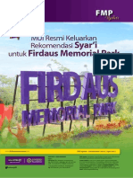 Firdaus Memorial Park Update - Sinergi Foundation