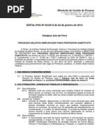 Edital Professor Substituto Jf Substitutos PDF