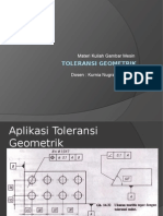 Toleransi Geometrik