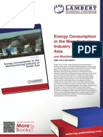 Book On Energy Consumption in The Manufacturing Industry in South Asia