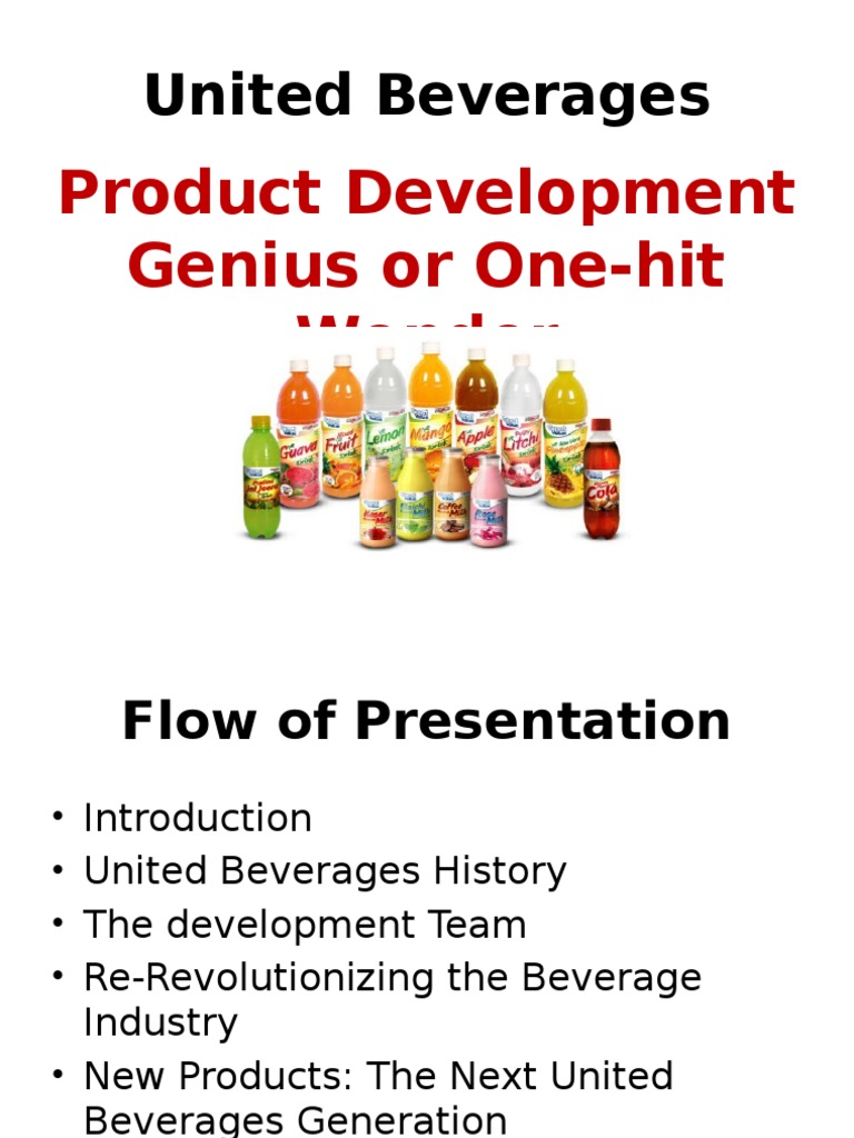 United Beverages ppt Drink Innovation