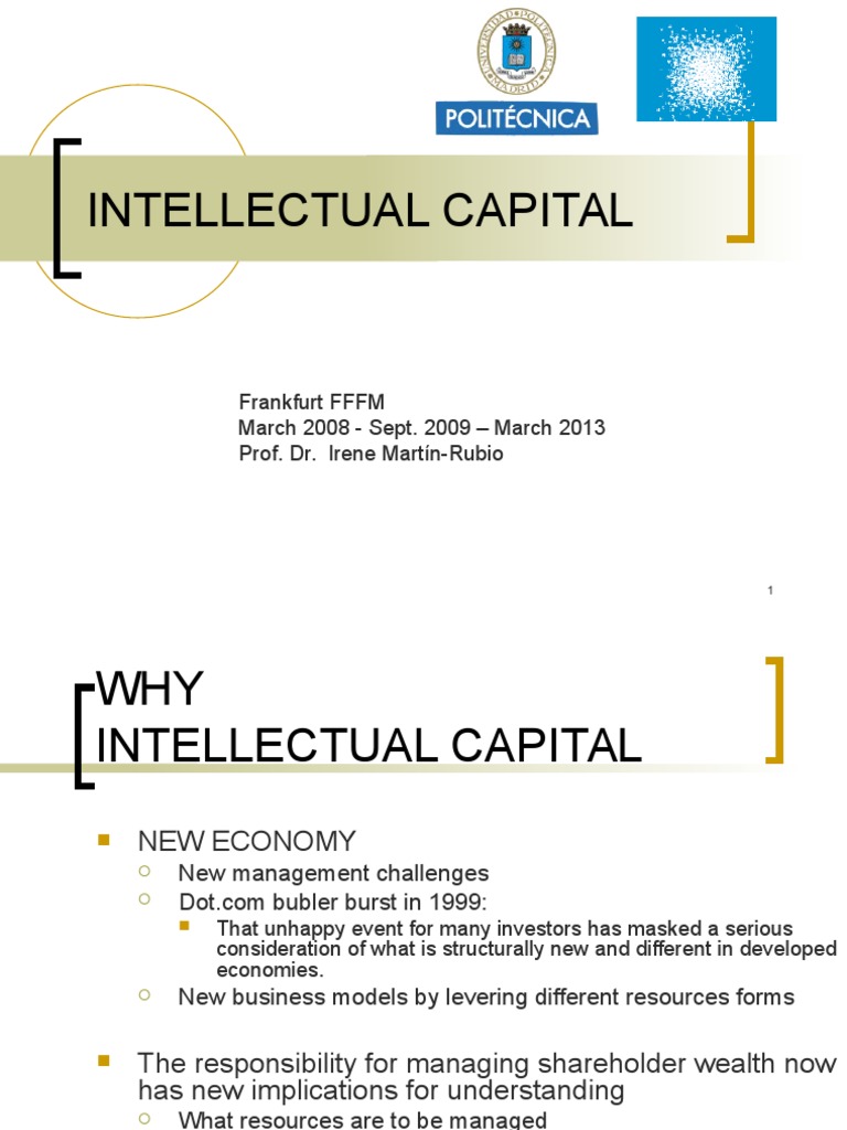 Understanding Intellectual Capital in Business | PDF | Valuation ...