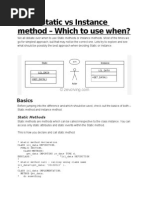 ABAP Static vs Instance Method – Which to Use When