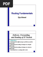 Routing Fundamentals: Delivery, Forwarding, and Routing of IP Packets