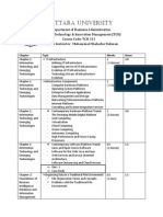 TCH Course Outline