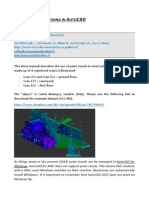 Point Cloud AutoCAD