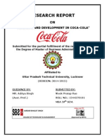 Research Report: "Training and Development in Coca-Cola"