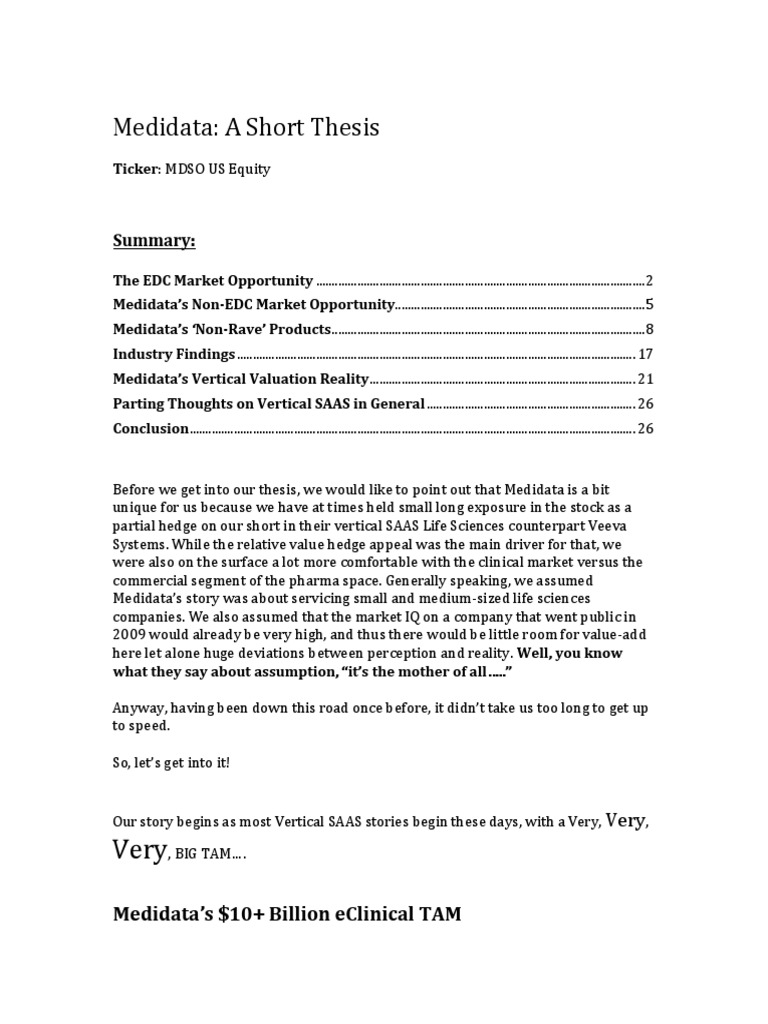 A short thesis picture