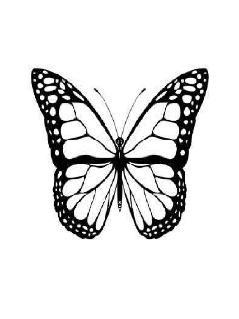 Free Butterfly Stencils To Print