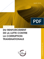 Corruption transnationale : rapport du Club des juristes