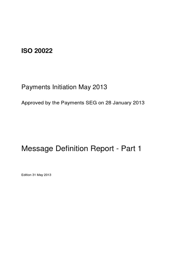 Ultimate Debtor in ISO 20022 Payments | PDF | Debits And Credits ...