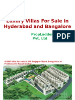 Luxury Villas For Sale in Hyderabad and Bangalore