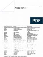 Appendix B - Trade Names