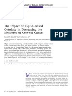 The Impact of Liquid-Based Cytology in Decreasing The Incidence of Cervical Cancer