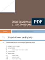 3.2 Vrste Radova U Građevinarstvu. Zemljani Radovi - Ss