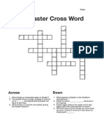 Easter Cross Word