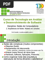Aula 02 - Arquiteturas de Redes - Modelo Em Camadas