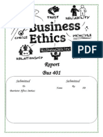 Bus 401, Business Ethics