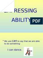 Expressing Ability with Can and Can't