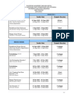 Academic Calendar For Undergraduate Studies