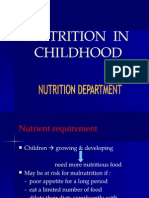 K - 25 Nutrition in Childhood (Gizi)