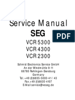 Service Manual: VCR 5300 VCR 4300 VCR 2300
