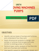 MT Unit 6 Fluid Moving Machines Pumps Prof R R Joshi