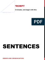 Sentences Scrambled