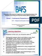 Marginal Absorption Costing