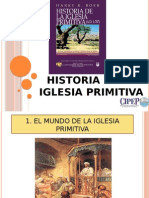 Historia de La Iglesia Primitiva Estudio pastoral