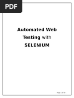 Selenium Student Material