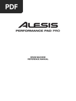 Alesis Performance Pad Pro Manual