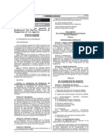 Plaguicidas - Sistema Nacional - Reglamento DS Nº 001-2015-MINAGRI