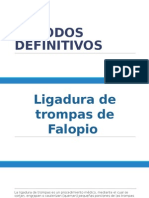 Ligadura de Trompas de Falopio 