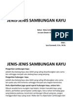 Jenis-Jenis Sambungan Kayu