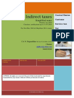 19 Indirect Taxes Simplified Notes