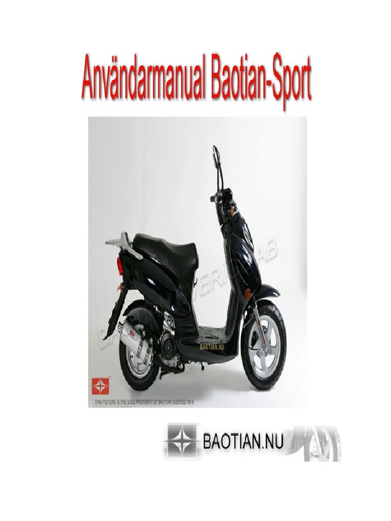 Baotian Bt49qt-20b2 Manual