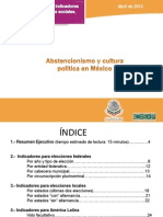 Abstencionismo y Cultura Politica en Mexico