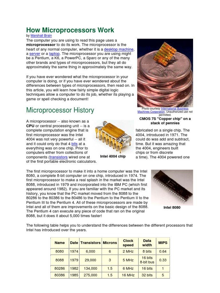 Understanding Microprocessors Explained | PDF