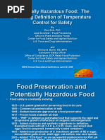 Potentially Hazardous Food